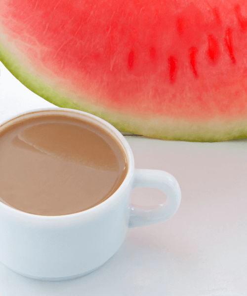 Coffee with Watermelon and Lavender